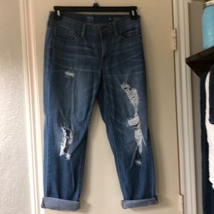 Cropped jeans. Size 6
